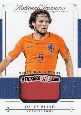 Sticker Daley Blind - National Treasures Soccer 2018 n. TT21 - Panini