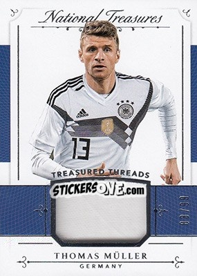 Sticker Thomas Muller - National Treasures Soccer 2018 n. TT25 - Panini