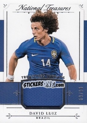 Sticker David Luiz - National Treasures Soccer 2018 - Panini