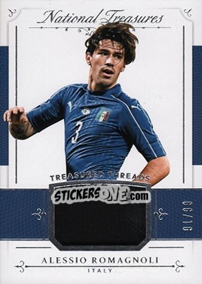 Sticker Alessio Romagnoli - National Treasures Soccer 2018 n. TT34 - Panini