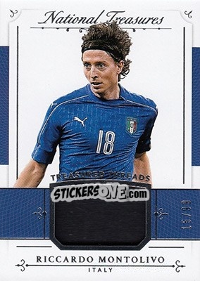 Figurina Riccardo Montolivo - National Treasures Soccer 2018 n. TT47 - Panini