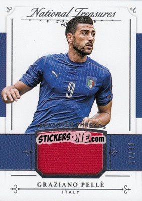 Sticker Graziano Pelle - National Treasures Soccer 2018 n. TT48 - Panini