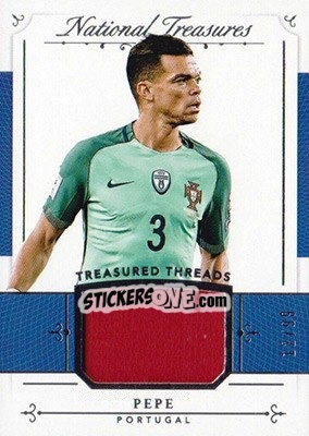 Sticker Pepe - National Treasures Soccer 2018 n. TT49 - Panini