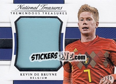 Sticker Kevin De Bruyne - National Treasures Soccer 2018 n. TRT9 - Panini