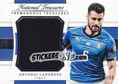 Sticker Antonio Candreva - National Treasures Soccer 2018 n. TRT19 - Panini