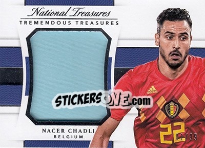 Cromo Nacer Chadli - National Treasures Soccer 2018 - Panini