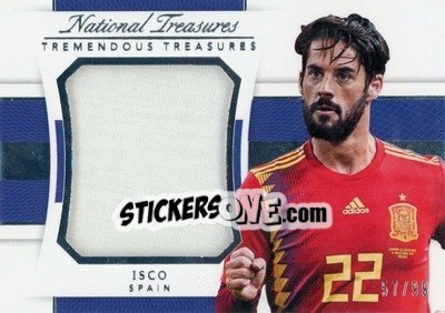 Sticker Isco - National Treasures Soccer 2018 n. TRT28 - Panini