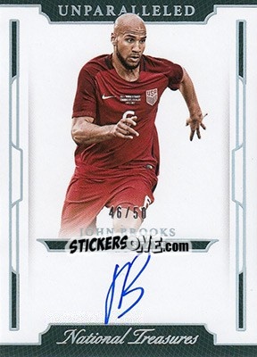 Sticker John Brooks - National Treasures Soccer 2018 n. U42 - Panini