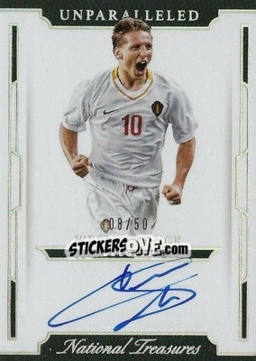 Sticker Wesley Sonck - National Treasures Soccer 2018 - Panini