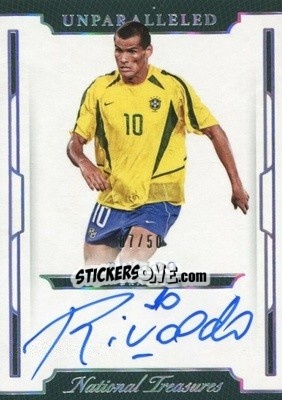 Sticker Rivaldo - National Treasures Soccer 2018 n. U75 - Panini