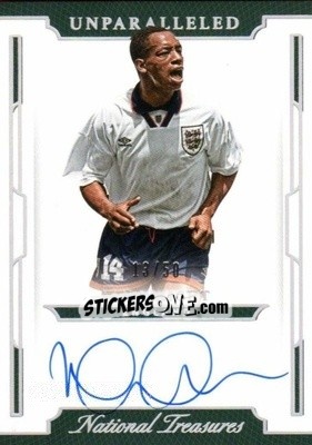Sticker Ian Wright - National Treasures Soccer 2018 n. U76 - Panini