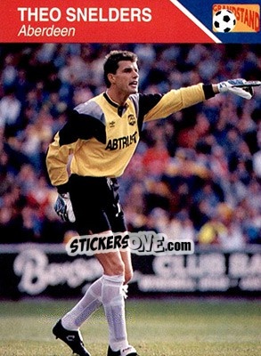 Sticker Theo Snelders - Footballers 1993-1994 - Grandstand