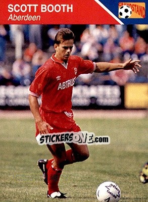 Sticker Scott Booth - Footballers 1993-1994 - Grandstand