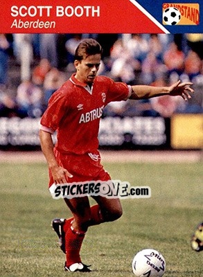 Sticker Scott Booth - Footballers 1993-1994 n. 3 - Grandstand