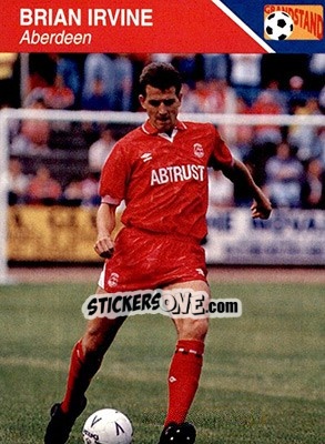 Sticker Brian Irvine - Footballers 1993-1994 n. 5 - Grandstand