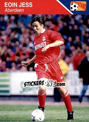 Sticker Eoin Jess - Footballers 1993-1994 n. 6 - Grandstand