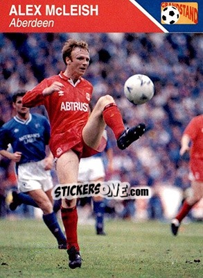 Sticker Alex McLeish - Footballers 1993-1994 n. 7 - Grandstand
