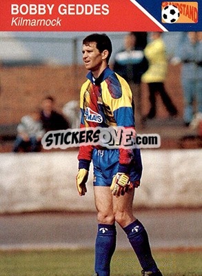 Sticker Bobby Geddes - Footballers 1993-1994 n. 15 - Grandstand