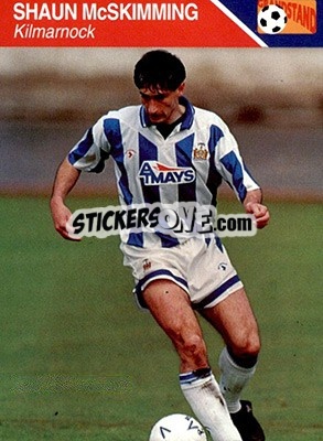 Sticker Shaun McSkimming - Footballers 1993-1994 n. 18 - Grandstand