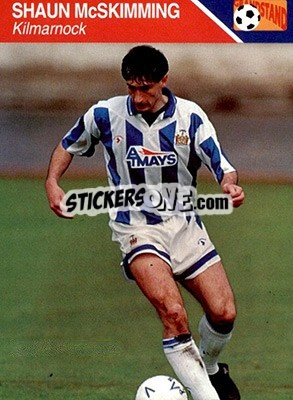 Cromo Shaun McSkimming - Footballers 1993-1994 - Grandstand