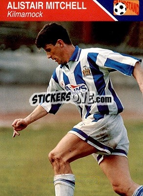Sticker Alistair Mitchell - Footballers 1993-1994 n. 19 - Grandstand