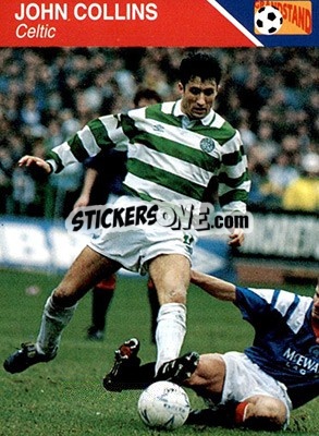 Sticker John Collins - Footballers 1993-1994 - Grandstand