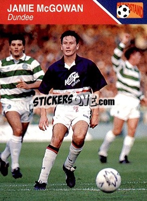 Sticker Jamie McGowan - Footballers 1993-1994 - Grandstand