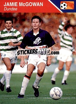 Sticker Jamie McGowan - Footballers 1993-1994 n. 54 - Grandstand