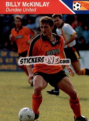 Sticker Billy McKinley - Footballers 1993-1994 - Grandstand