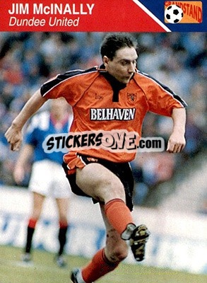 Sticker Jim McInally - Footballers 1993-1994 n. 65 - Grandstand
