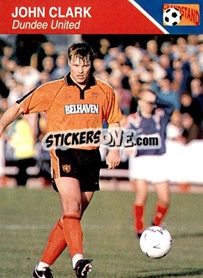 Sticker John Clark - Footballers 1993-1994 n. 69 - Grandstand