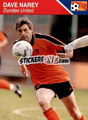 Sticker Dave Narey - Footballers 1993-1994 n. 70 - Grandstand