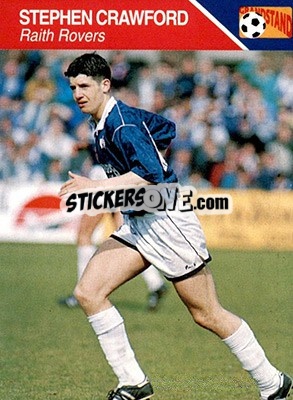Sticker Stephen Crawford - Footballers 1993-1994 n. 80 - Grandstand