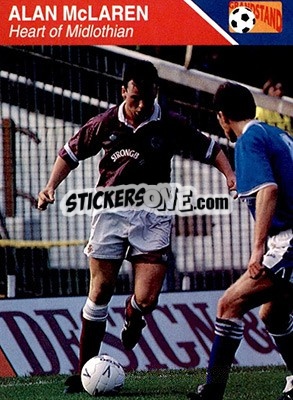 Sticker Alan McLaren - Footballers 1993-1994 - Grandstand