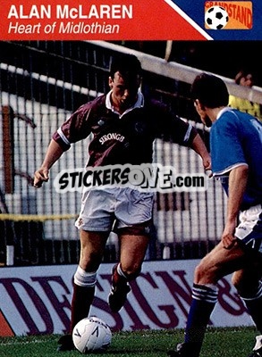 Sticker Alan McLaren - Footballers 1993-1994 n. 89 - Grandstand