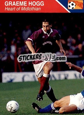 Sticker Graeme Hogg - Footballers 1993-1994 - Grandstand
