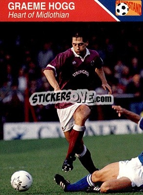 Sticker Graeme Hogg - Footballers 1993-1994 n. 94 - Grandstand
