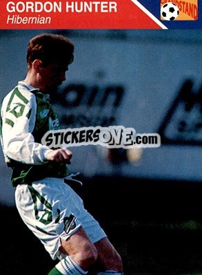 Sticker Gordon Hunter - Footballers 1993-1994 - Grandstand