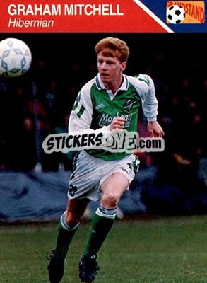 Cromo Graham Mitchell - Footballers 1993-1994 n. 110 - Grandstand