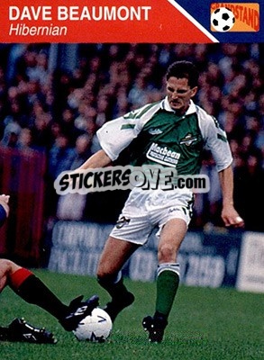 Sticker Dave Beaumont - Footballers 1993-1994 n. 111 - Grandstand