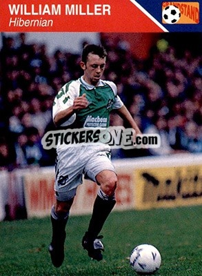 Sticker William Miller - Footballers 1993-1994 n. 112 - Grandstand
