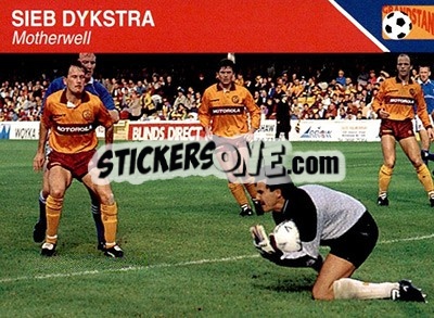 Sticker Sieb Dijkstra - Footballers 1993-1994 - Grandstand