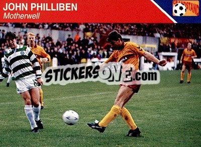 Sticker John Philliben - Footballers 1993-1994 n. 122 - Grandstand