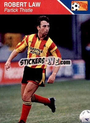Sticker Robert Law - Footballers 1993-1994 n. 128 - Grandstand