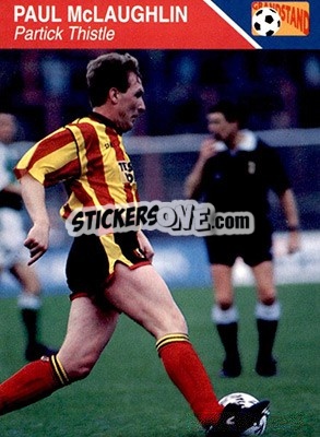 Sticker Paul McLaughlin - Footballers 1993-1994 n. 130 - Grandstand