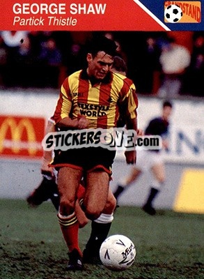 Sticker George Shaw - Footballers 1993-1994 n. 132 - Grandstand