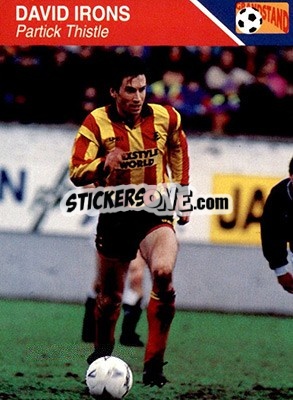 Sticker David Irons - Footballers 1993-1994 - Grandstand