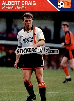 Sticker Albert Craig - Footballers 1993-1994 - Grandstand