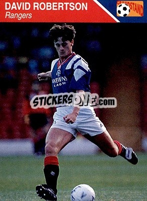 Cromo David Robertson - Footballers 1993-1994 - Grandstand