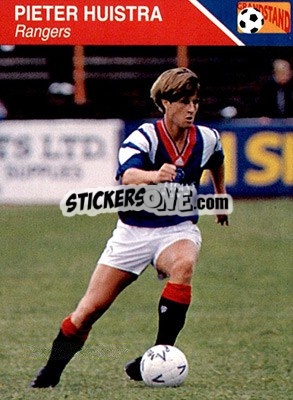 Sticker Pieter Huistra - Footballers 1993-1994 - Grandstand
